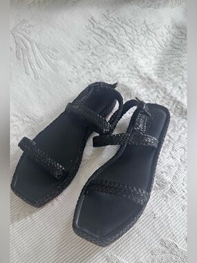 St. Agni Handwoven Leather Sandals – Size EU 40 | Retail $589